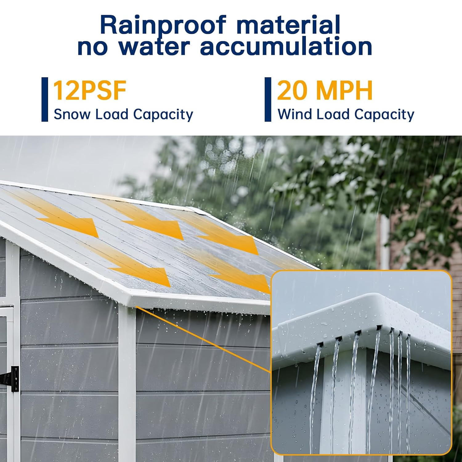 8x6 FT Outdoor Storage Shed wi - огляд і ціна Garden Tools