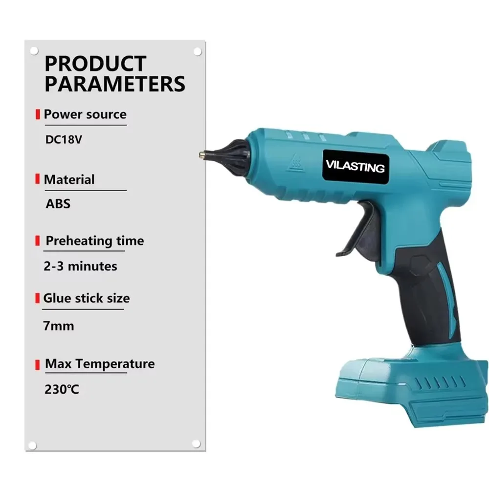 100W Cordless Hot Melt Glue Gu - огляд і ціна Hot Melt Glue Gun Cordless