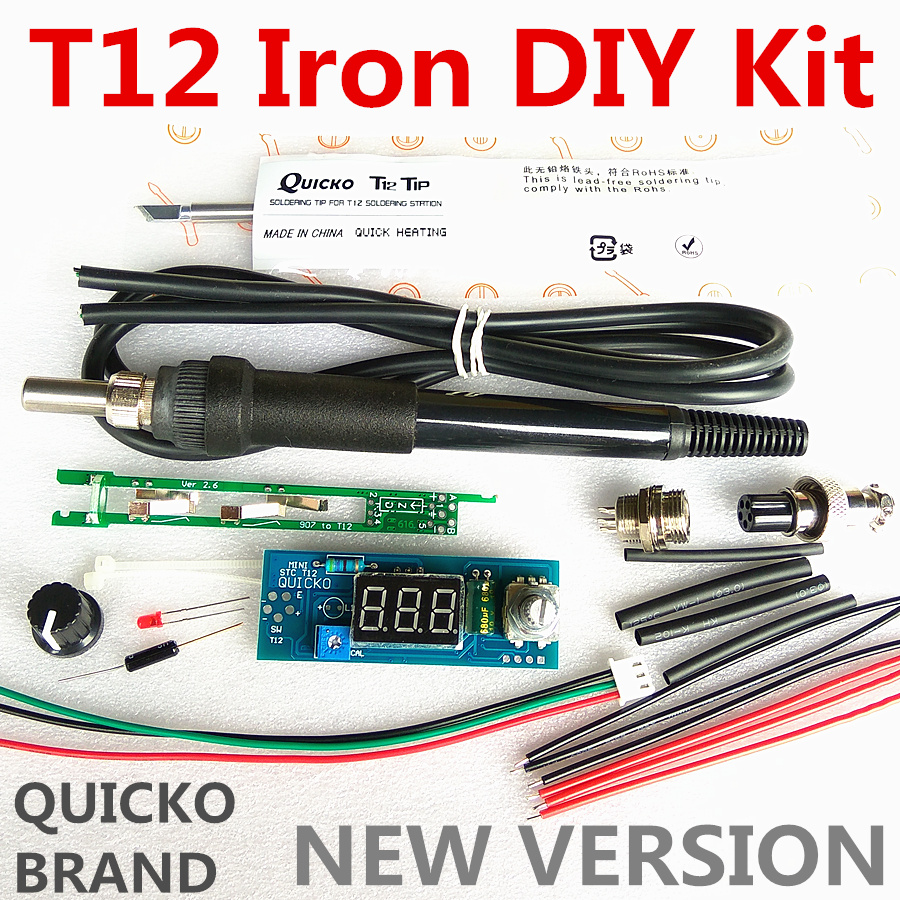 STC-T12 solder iron DIY kits/U - огляд і ціна Digital Soldering Station T12