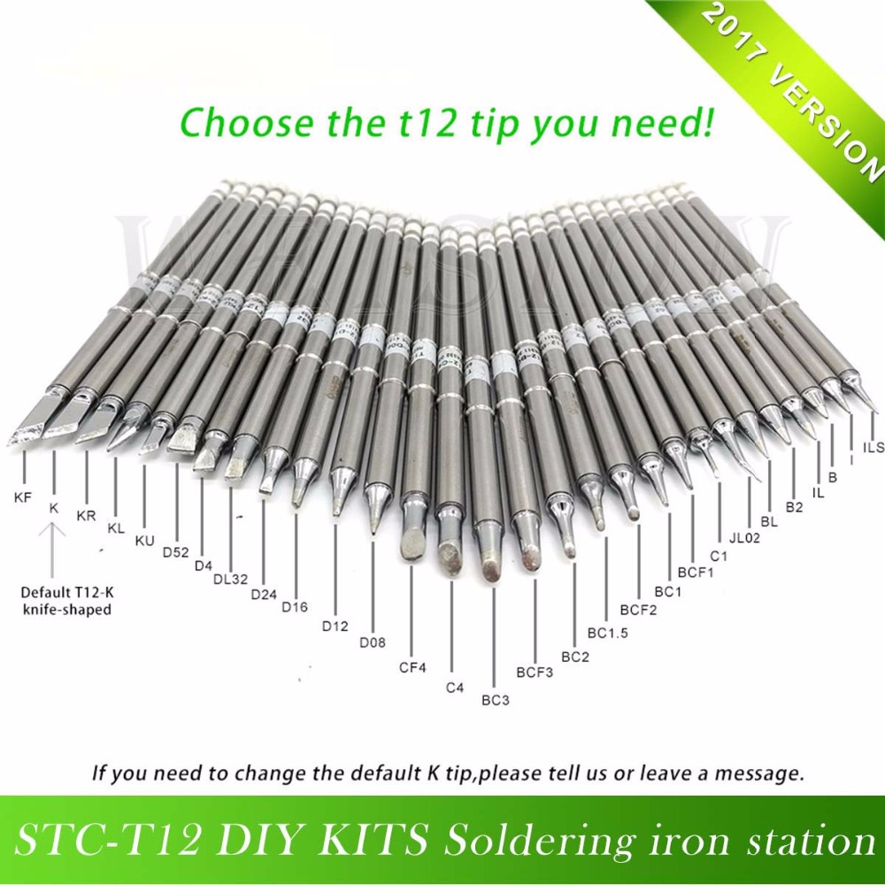 STC-T12 solder iron DIY kits/U - огляд і ціна Digital Soldering Station T12