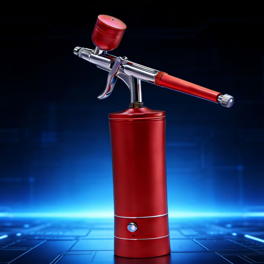 Portable Rechargeable Wireless - огляд і ціна Airbrush Kit With Mini Compressor
