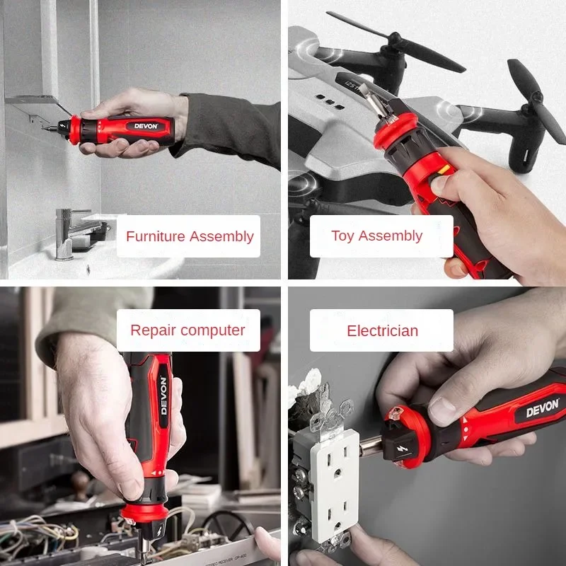 DEVON 4V Mini Electrical Screw - огляд і ціна Electric Screwdriver Rechargeable Usb