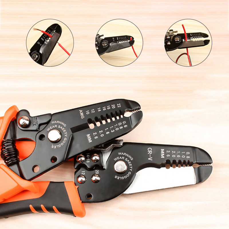 175mm Stripping Crimping Plier - огляд і ціна Automatic Wire Stripper Cutter