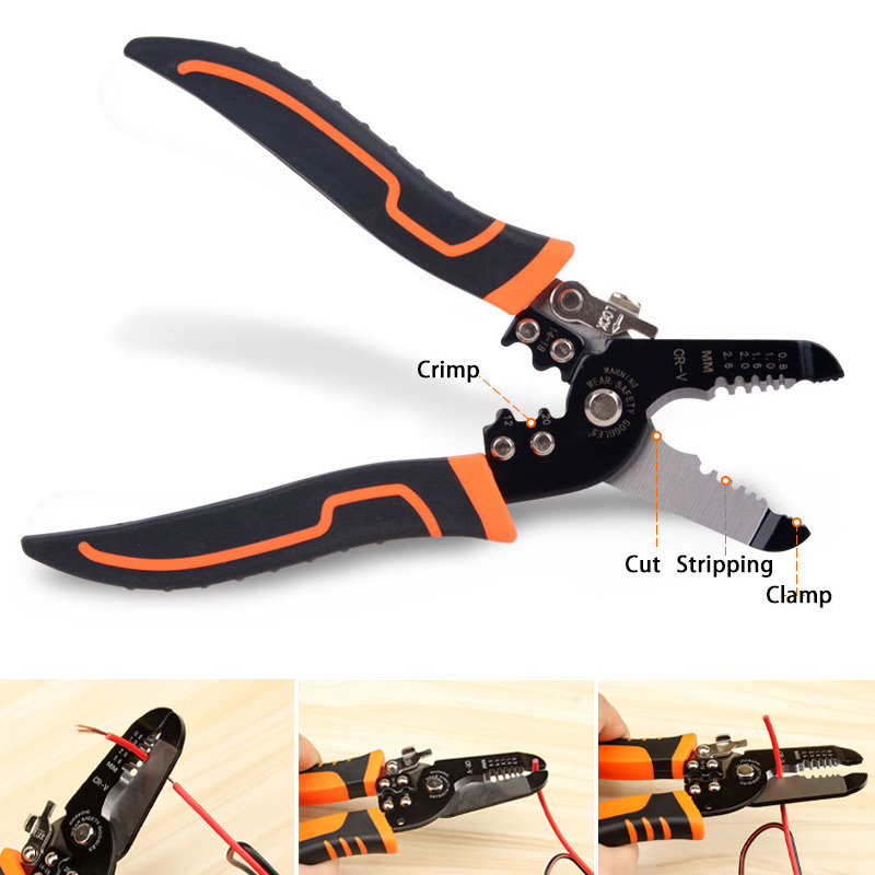 175mm Stripping Crimping Plier - огляд і ціна Automatic Wire Stripper Cutter