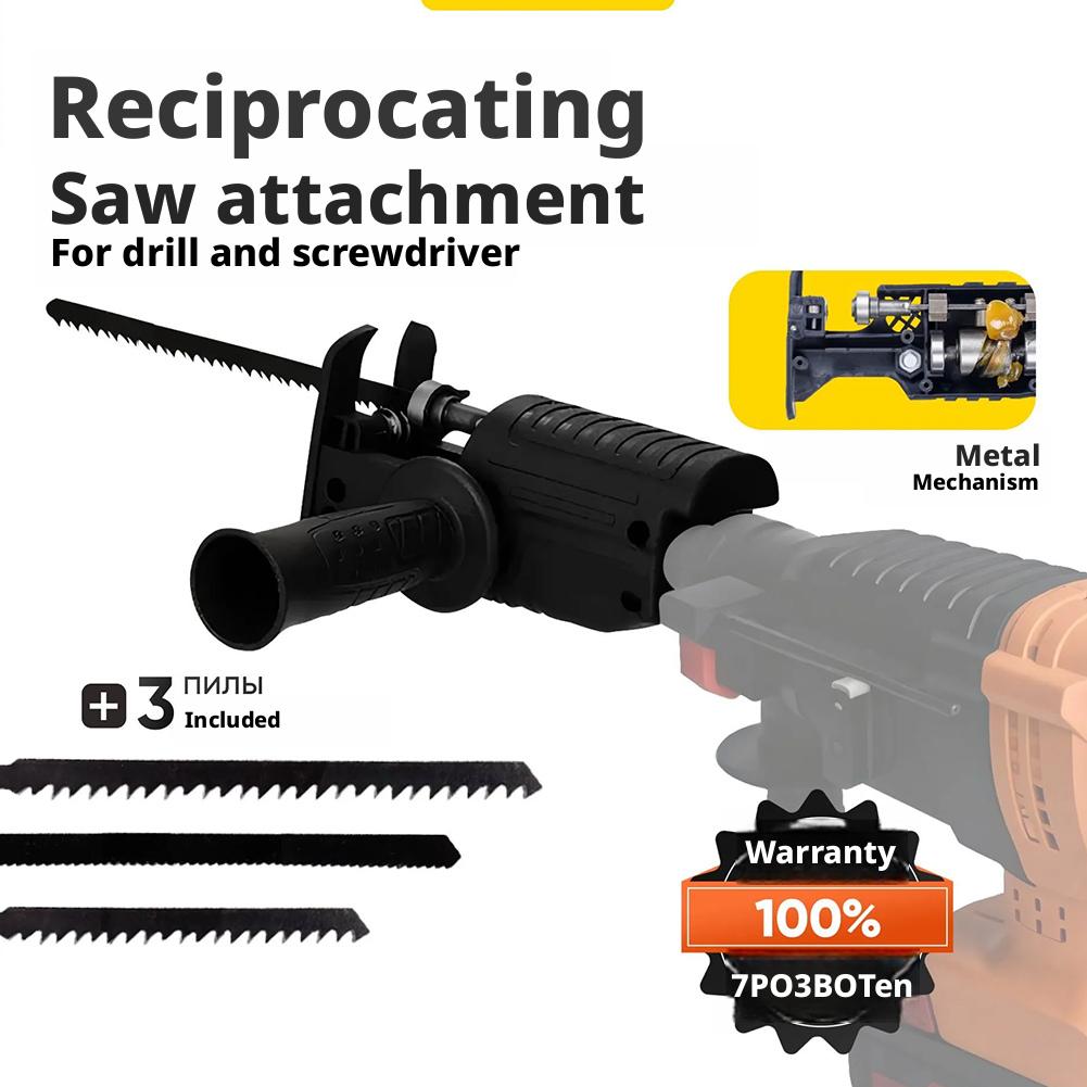 Reciprocating Saw Adapter Elec - огляд і ціна Reciprocating Saw Attachment Drill