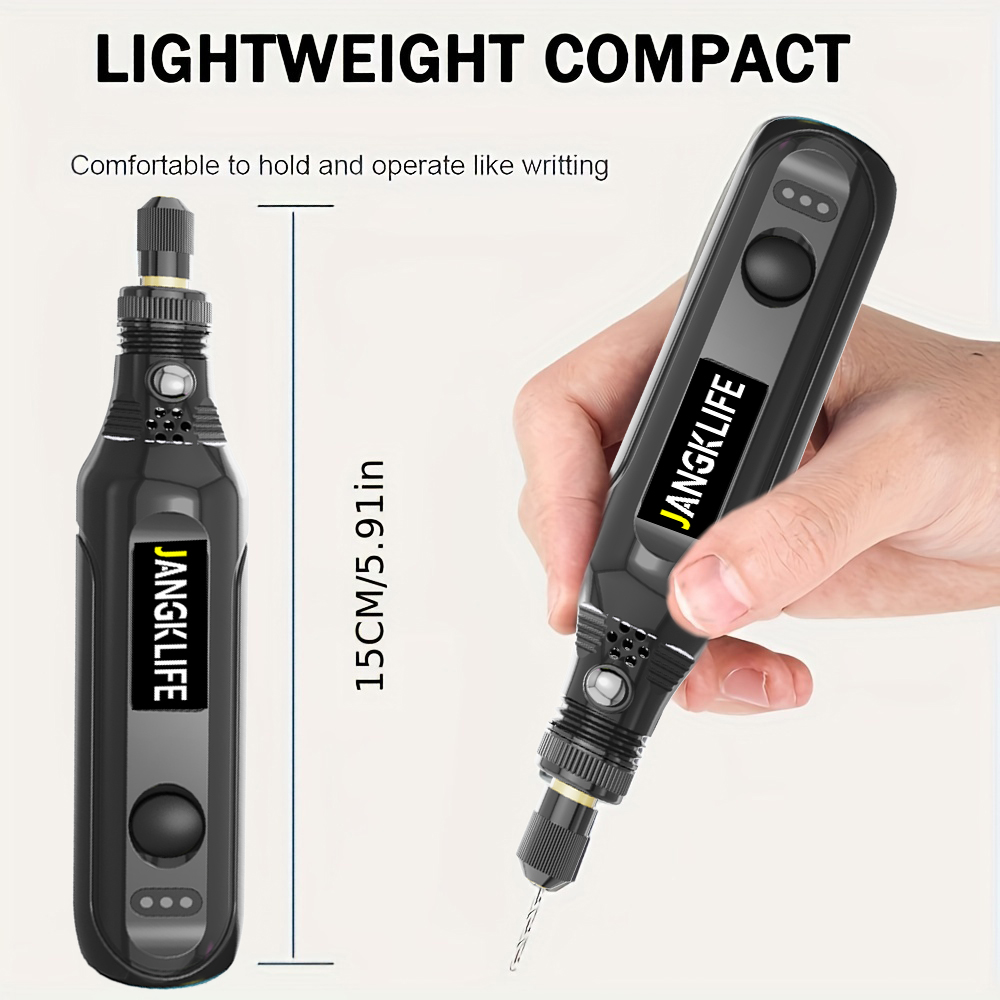 JANGKLIFE USB Cordless Rotary  - огляд і ціна Cordless Rotary Tool Kit Accessories