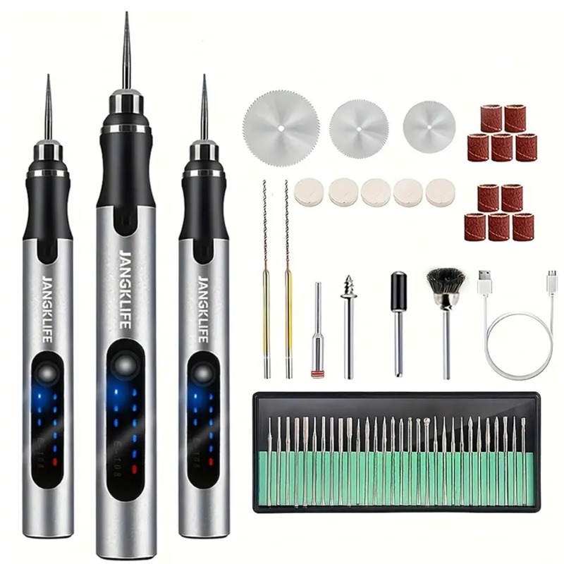 Electric Engraving Pen USB Cor - огляд і ціна Cordless Rotary Tool Kit Accessories